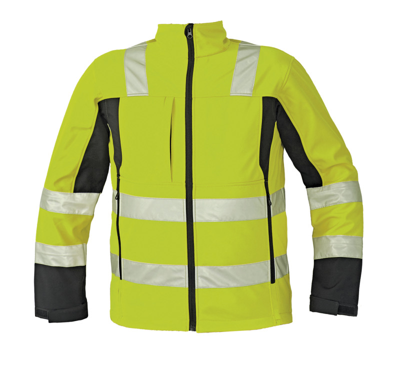 Malton Softshell Jakke Hi-Viz Gul - Udsalg!