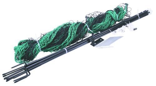 Hønseindhegning Net 1,25x12 m - Komplet Sæt med Låge