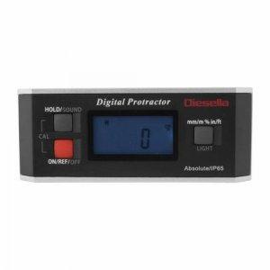 Digitalt vaterpas IP65 med stort LCD-display og magneter