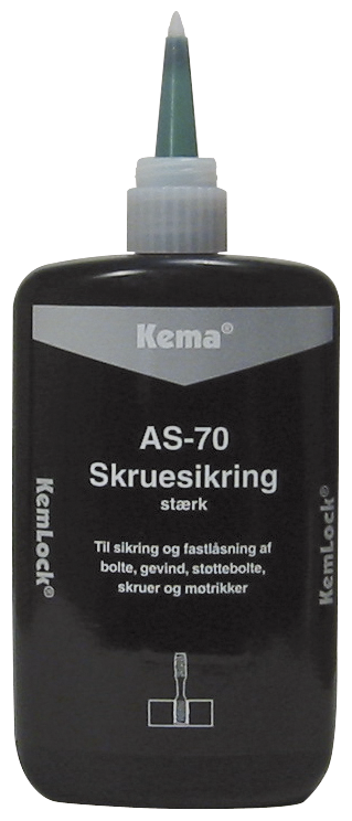 Kema Kemlock Skruesikring AS-70 250ml - Stærk og Holdbar