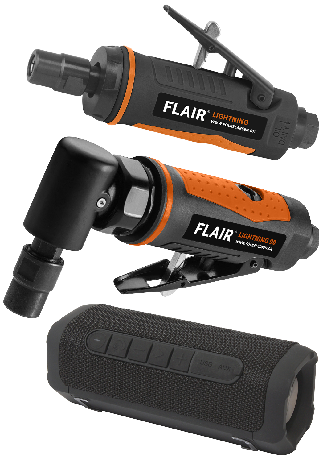 Sampak: Flair Lightning Ligeslibere + Højttaler Tilbud