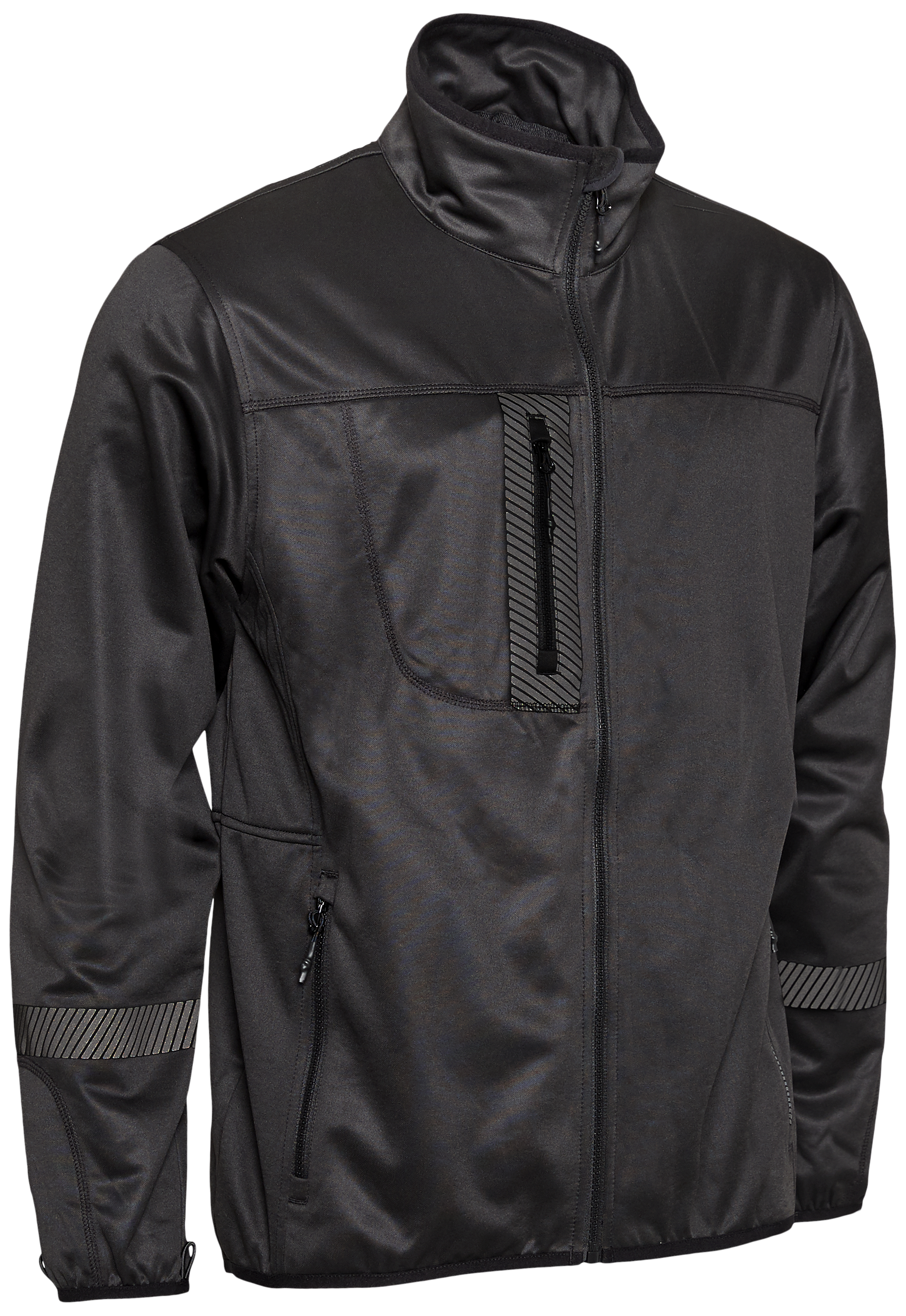 Midlayer zip-in jakke med lynlås - sort 150015 fra ELKA