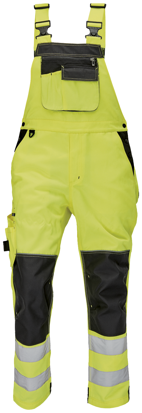 Knoxfield Hi-Vis Overall i Gul med Refleksstriber