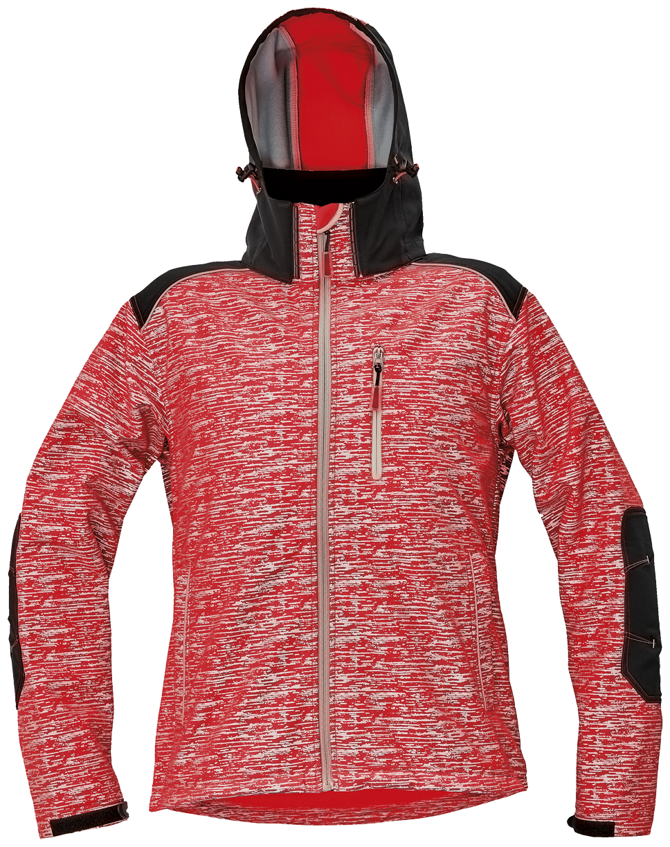 Knoxfield Softshell Jakke i Rød - Hi-Vis Refleksdesign
