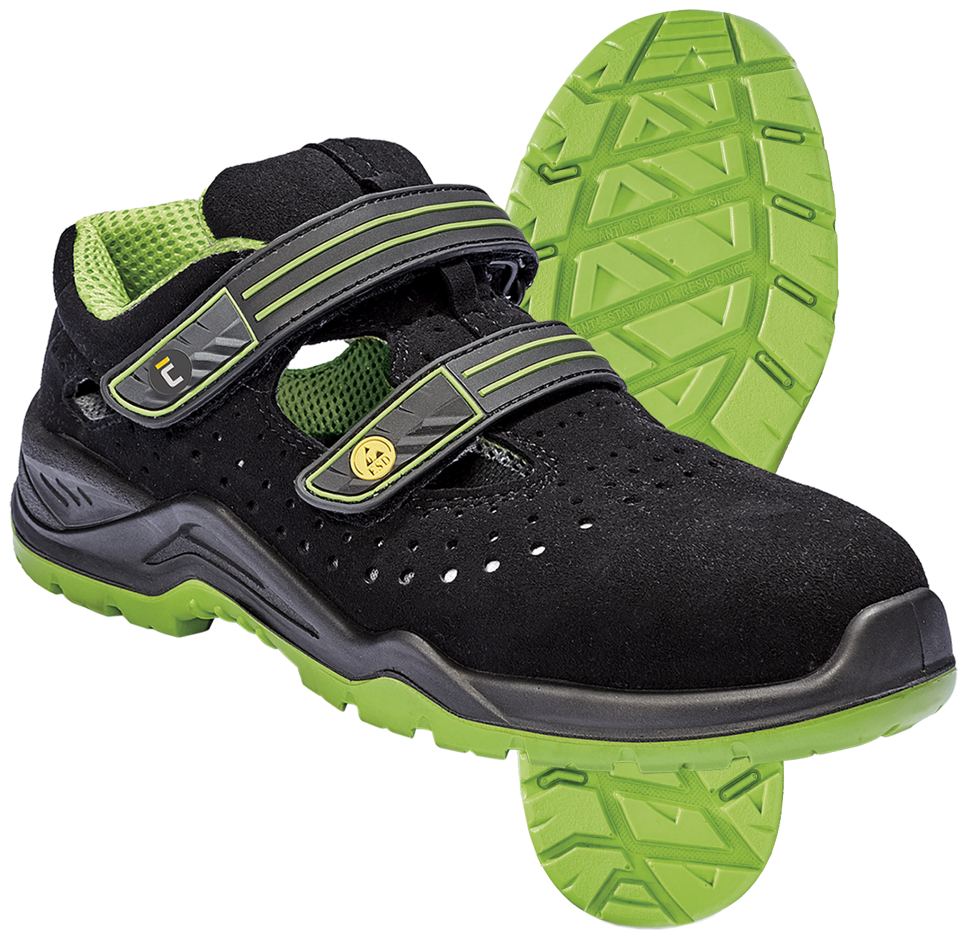 Cerva Halwill sikk.sandal m/burreluk S1P ESD st 37