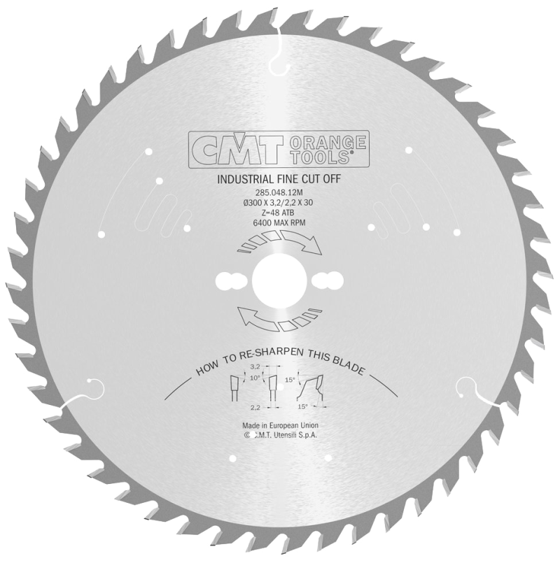 CMT Universal Rundsavklinge 300mm til Træ og Plader