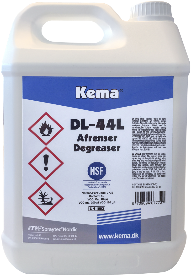 Kema DL-44 Citrus Rensemiddel 5 L - Effektiv og Skånsom