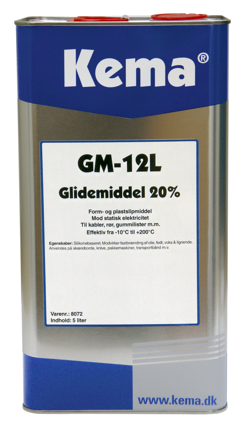 Kema GM-12L Glidemiddel 20% - 5 Ltr til Nem Montage