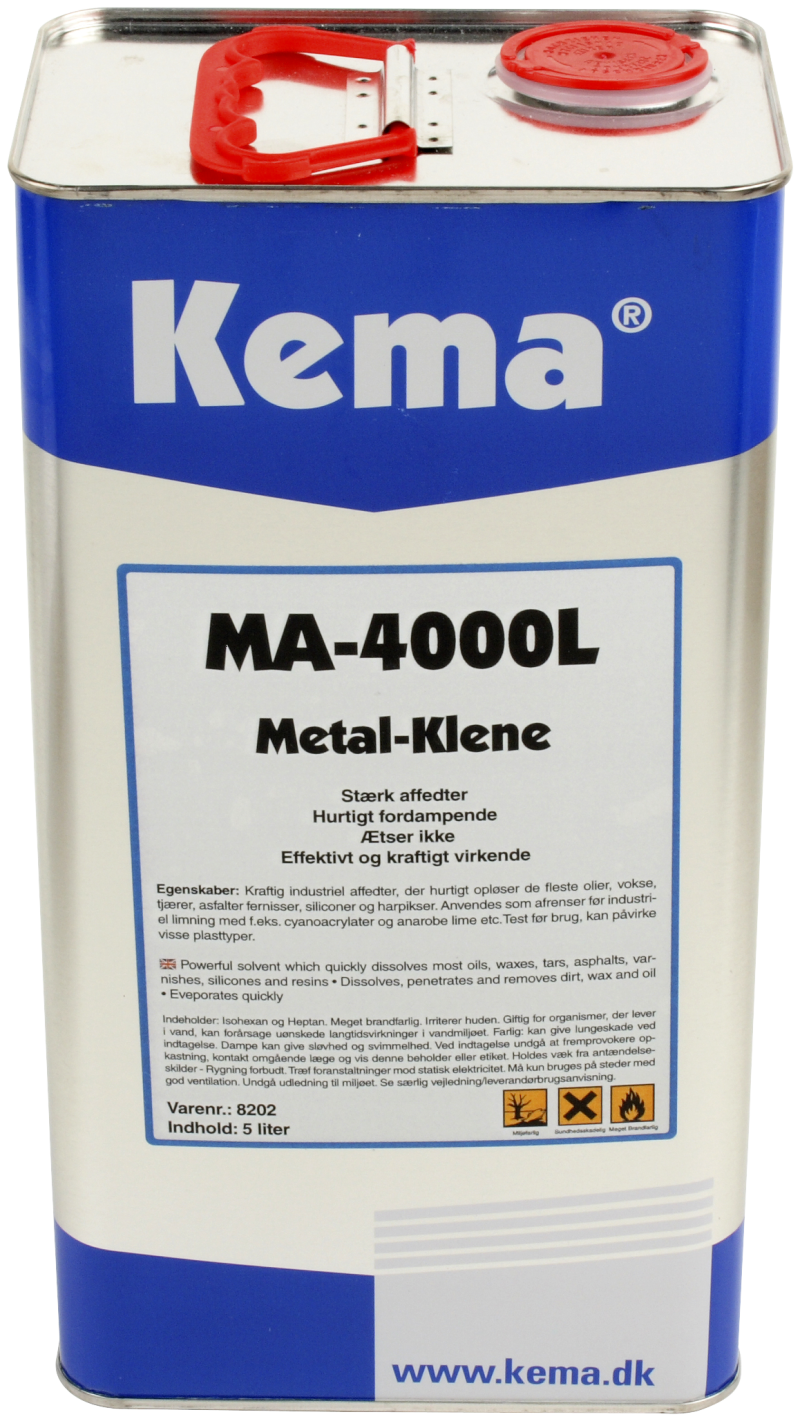 Kema Metal-Klene MA 4000L - Effektiv affedter 5 ltr.