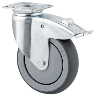 Drejehjul med bremse - Tente 2477 PJP 150 P60