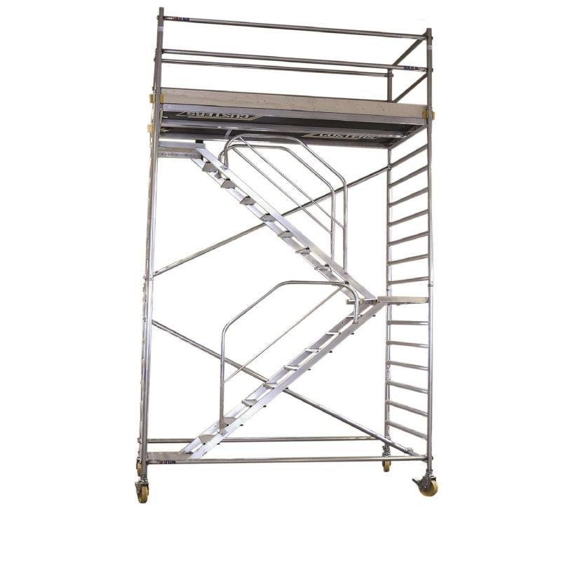 Custers trappetårn 130x305cm - 6,5m arbejdshøjde
