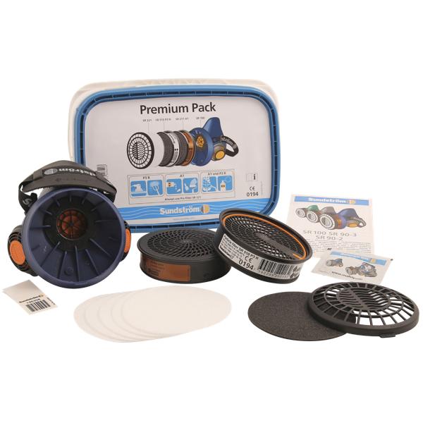 Sundström Halvmaske SR 100 M/L - Premium Pack Tilbud!