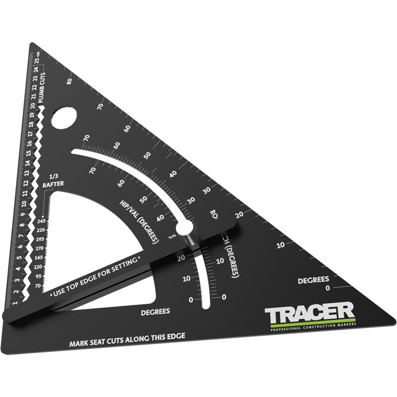 Tracer APS12 Tømrervinkel 260 mm med Vinkelmåler