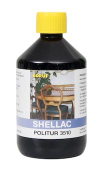 Borup Kemi Shellac Politur 3510 - 5L til Mørkt Træ