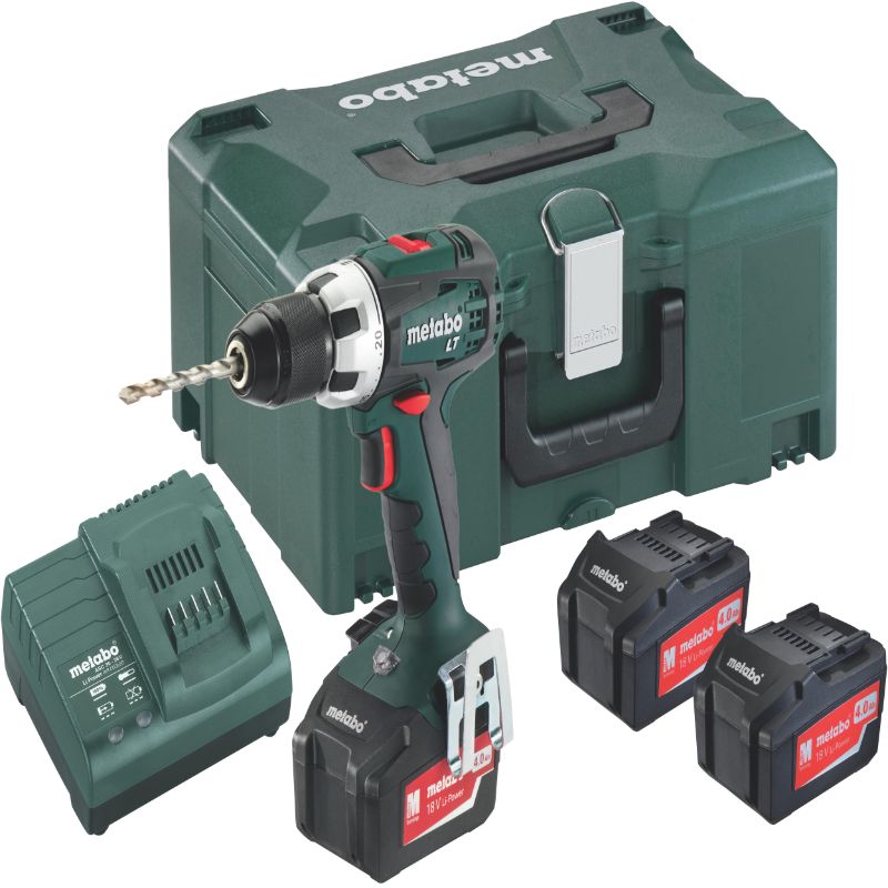 Metabo BS 18 LT 18V Bore-/skruemaskine med 3 batterier