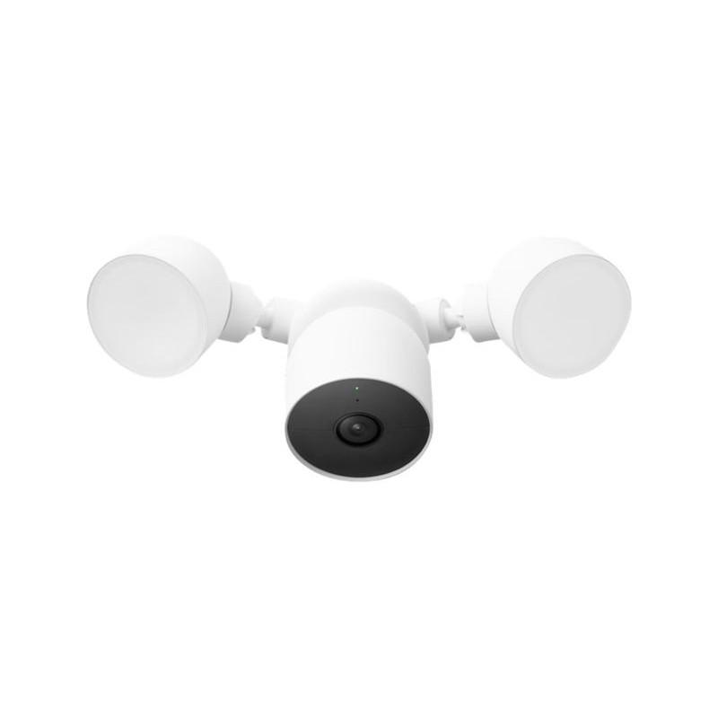 Google Nest Cam med flomlys (kablet) - Smart Sikkerhed