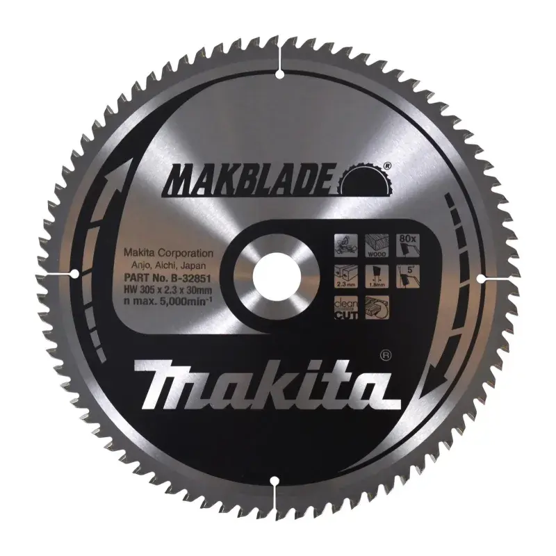 Makita Savklinge 305x30x80z - B-32851 til Værktøj