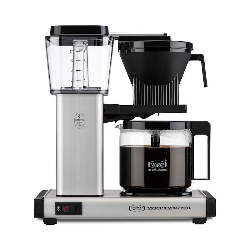 Moccamaster One Switch Matt Silver Kaffemaskine - Kvalitet Kaffe