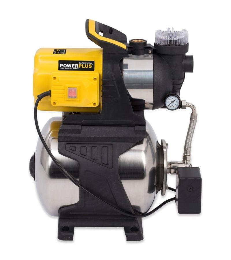 PowerPlus Husvandværk 1200W med 19L Tank - Tilbud!