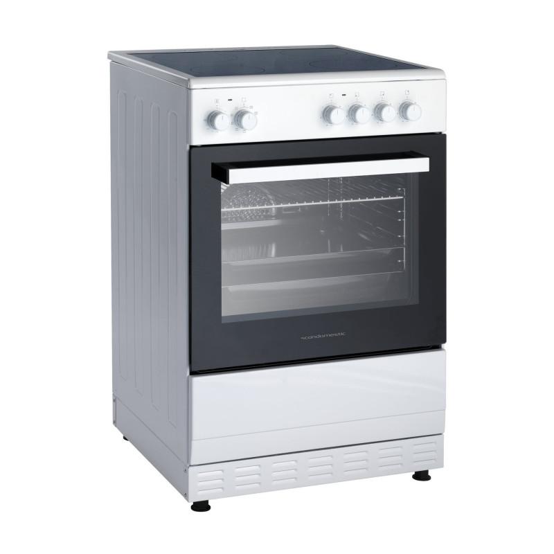 Scandomestic FCC800W Glaskeramisk Komfur Tilbud!