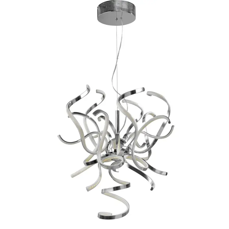 Sompex Weed LED Loftlampe i Sølv - 300 cm Højde