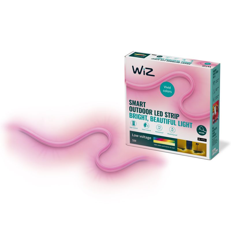 WiZ Udendørs RGBW LED-stripsæt 5m - Skab stemning!