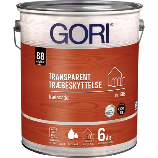 GORI 505 transparent træbeskyttelse teak 5 L