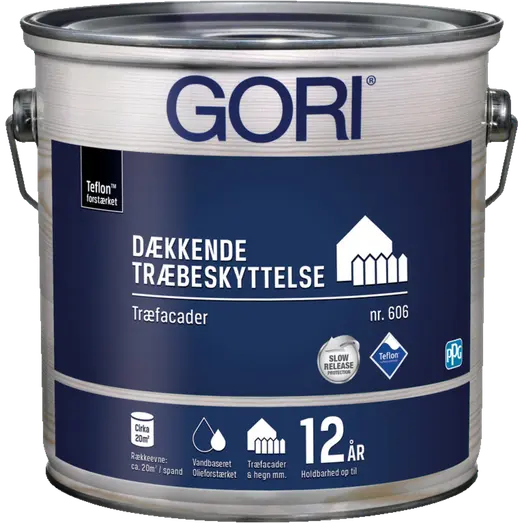 GORI 606 dækkende træbeskyttelse 4,5 L
