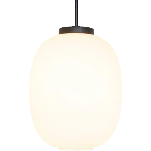 Dyberg Larsen DL39 cafépendel mat hvid opalglas Ø25 cm