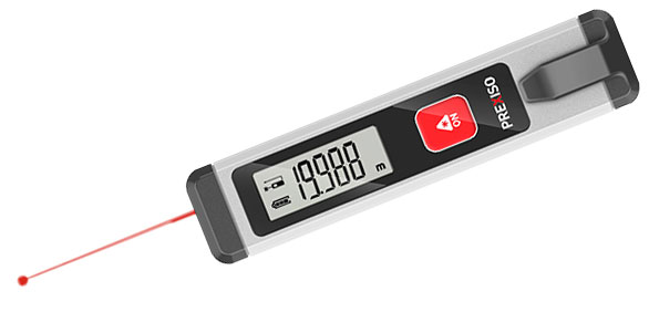 PREXISO P20LI Mini penlaser afstandsmåler 0,45-20m.