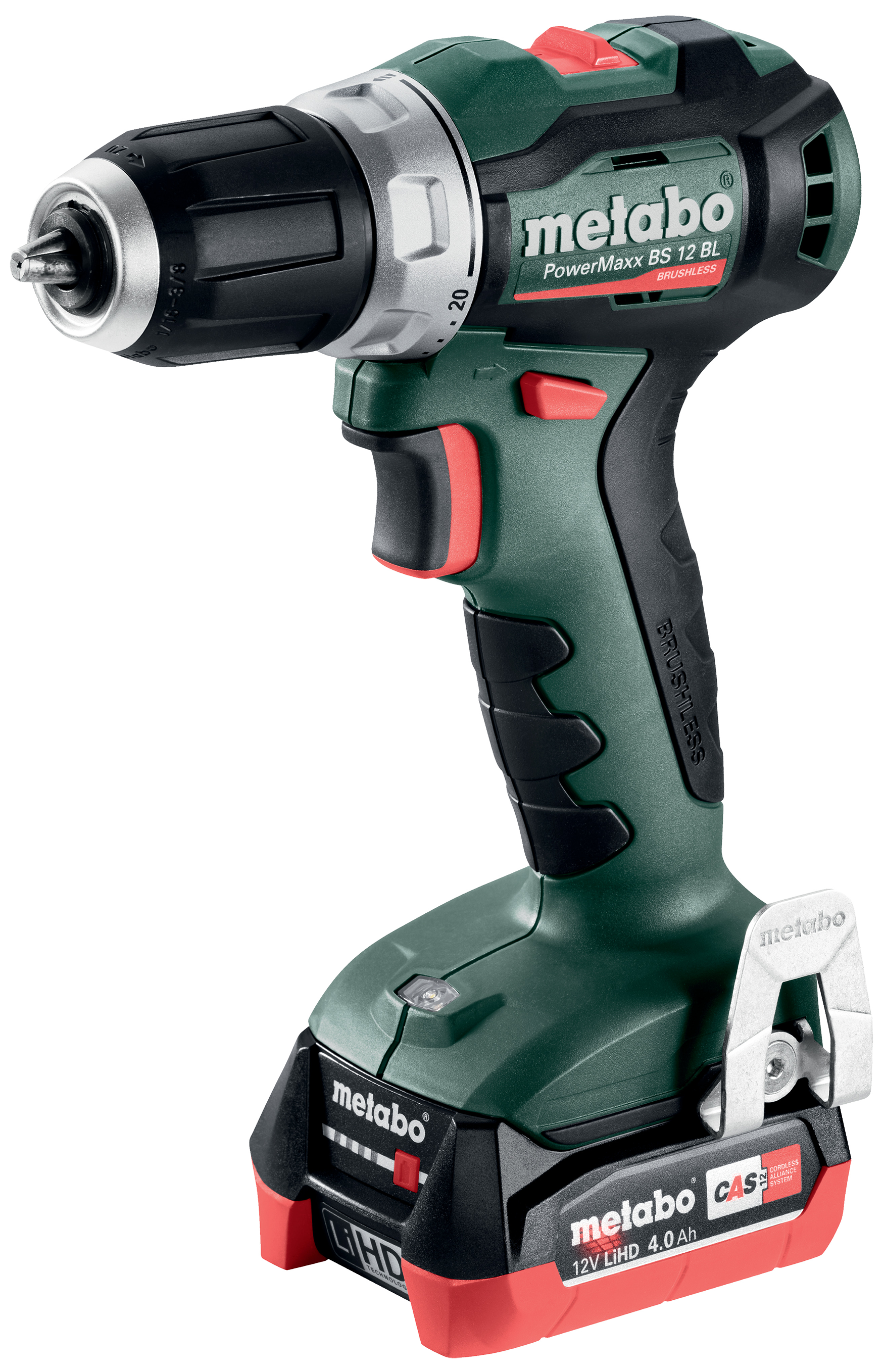 Skruemaskine PowerMaxx BS 12 BL 2Ã12V/4,0Ah