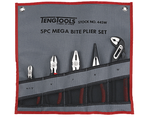 Tangsæt Tengtools 5 tænger 445W