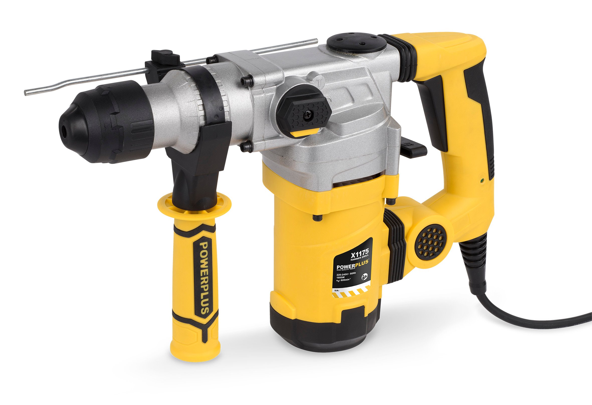 Borehammer 1600 watt+ SDS bor og mejsler