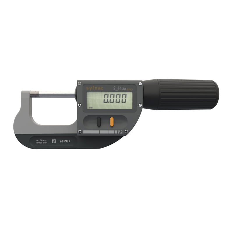 SYLVAC Digital Mikrometer S_Mike Pro IP67 66-102 mm cylindrisk Ø6,5 mm (903.1000)