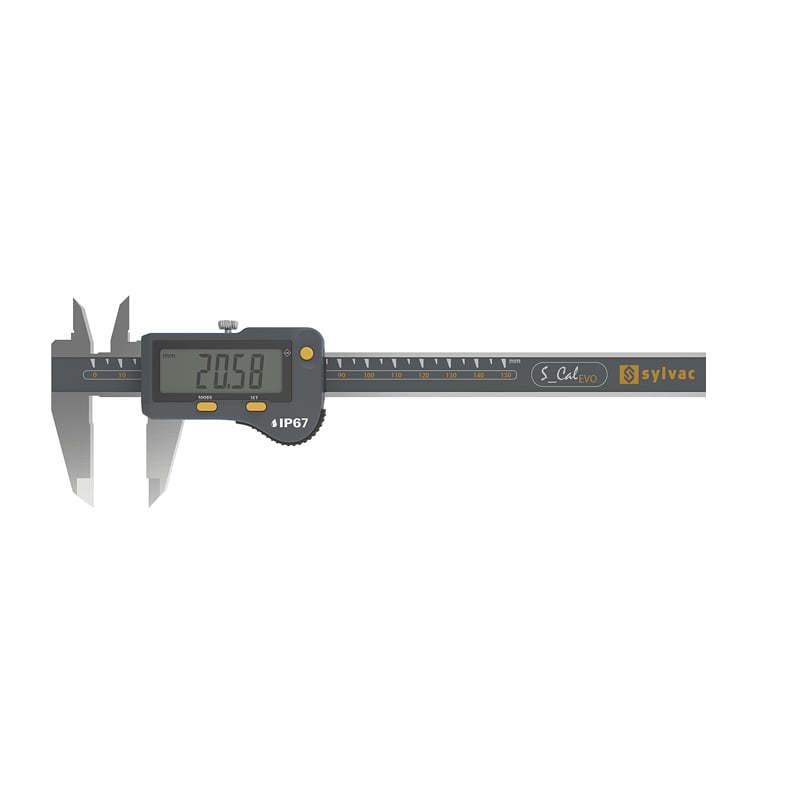 SYLVAC Digital skydelære S_Cal EVO Proximity IP67 300 mm (810.1732)