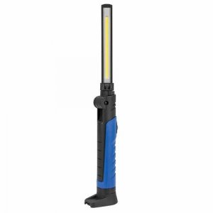 Arbejdslampe Slim X4 Foldbar Med Cob Led  Magnet Og Genopladeligt Batteri Wrkpro