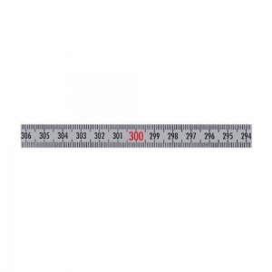 Diesella Selvklæb  Pit Båndmål   Stål 3mx13mm  -  Graduering Hvid Diesella