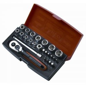 Mini Topnøglesæt  Bahco     Med Bits Sl25