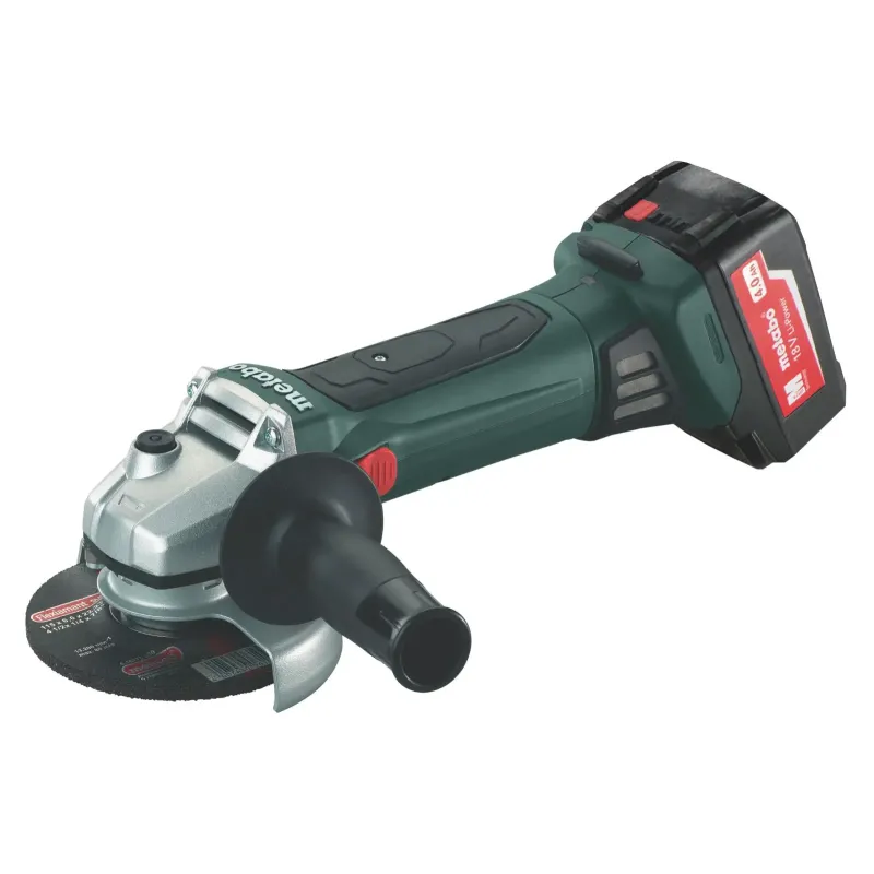 Metabo   18 Ltx 125 Mm Akkuvinkelsliber 2x4
