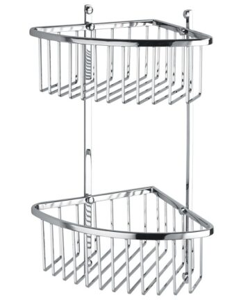 Adora Kurv Dob Hjørne 205x205x390mm Rustfri St Krom