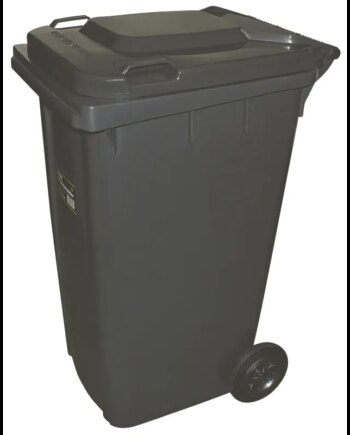 Affaldsbeholder   Hjul Sort 240   202-945
