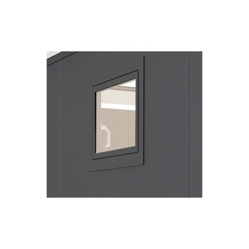 Biohort Aluminium Vippe-dreje Vindue  Mørke Grå Metallic Højre