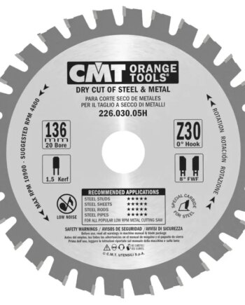 Cmt Klinge 136x1 5x20 Z30 Dry Cut 226 030 05h