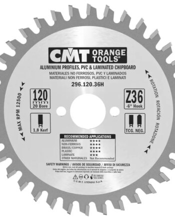 Cmt Klinge 120x1 8x20 Z36 Ne Neg 296 120 36h