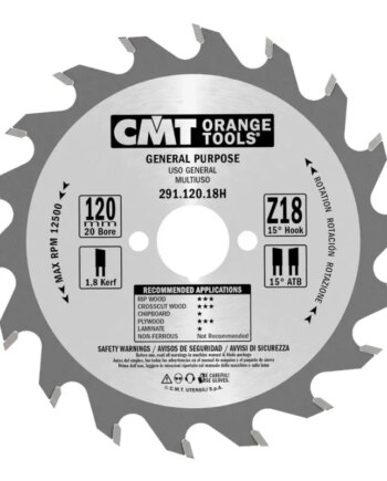 Cmt Klinge 120x1 8x20 Z18   291 120 18h