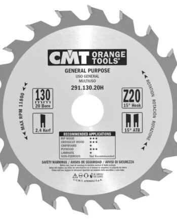 Cmt Klinge 130x2 4x20 Z20   291 130 20h