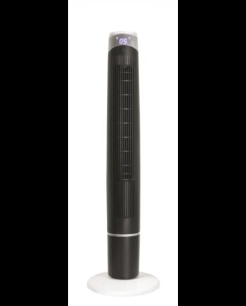 Deltaco Smart Tower Fan  55w   Hastigheder White   Black