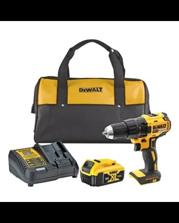 Dewalt 18v Xr Kulløs Boremaskine   Soft Bag     Ah   Lader Dcb115 Dcd777p1-qw
