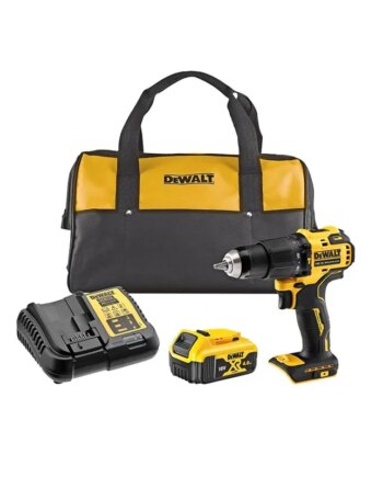 Dewalt 18v Xr Kulløs Boremaskine Soft Bag     Ah   Lader Dcb113 Dcd709m1-qw