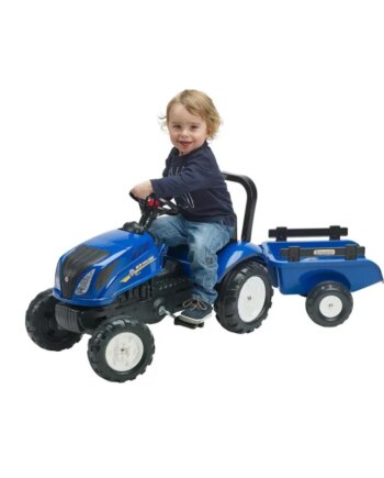 Falk New Holland Traktor Med Vogn 808-070